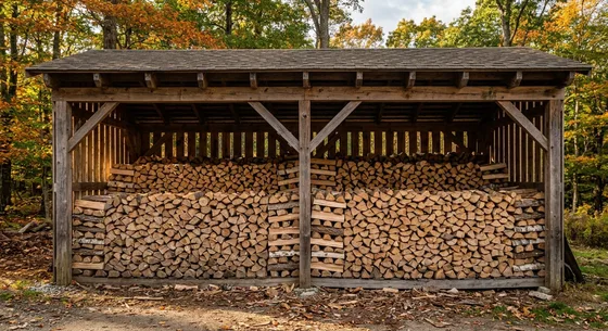 Укладка дров в Калининграде, улица Кооперативная, 21